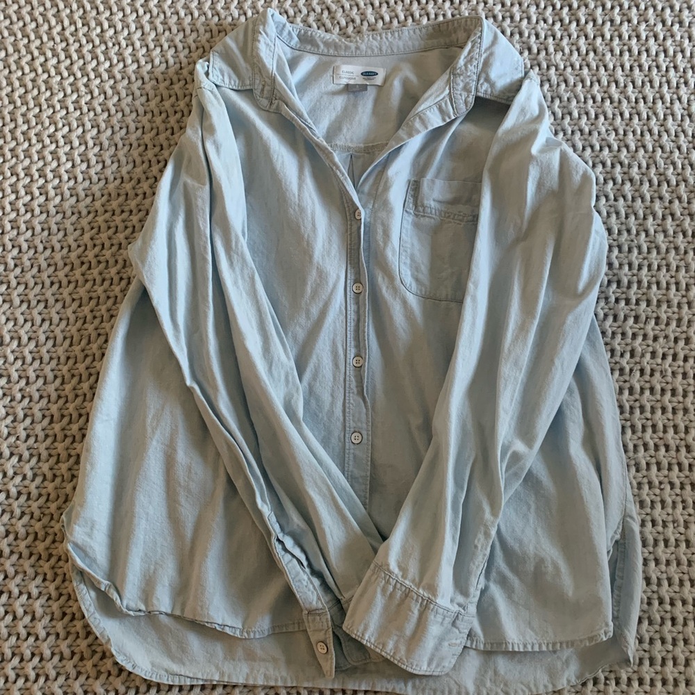 Old Navy Large Jean Shirt